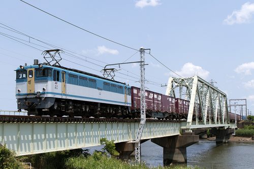 EF65-2127　中川橋梁