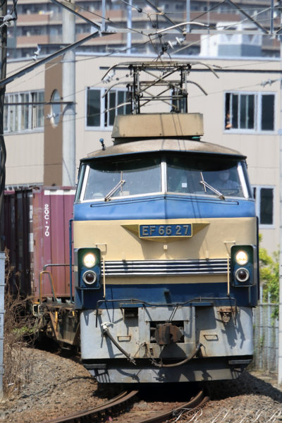 EF66-27 75レ 隅田川駅到着　