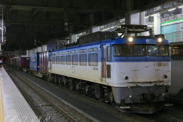 EF81-502　4091レ 博多駅