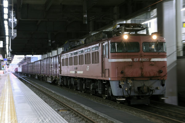 EF81-403  8057レ 博多駅