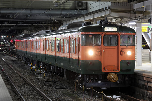 115系湘南 347M 長野駅