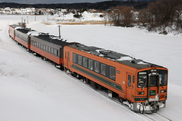 ストーブ列車 154レ 深郷田～大沢内間