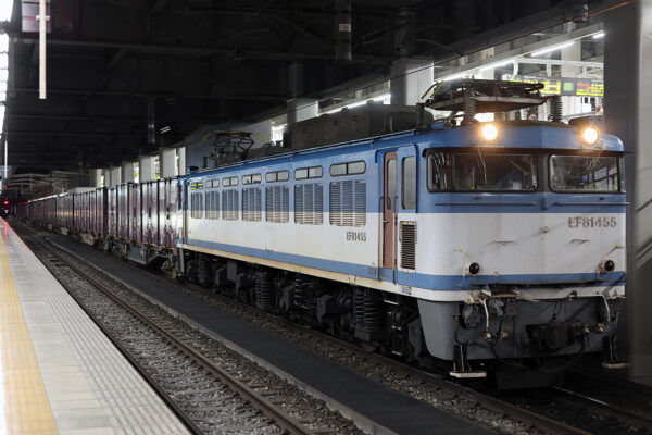 EF81-455  4097レ 鹿児島～鹿児島中央間