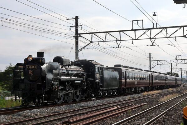 C58-363 5002レ 武川～明戸間
