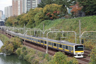 総武・中央緩行線　飯田橋～市ヶ谷間