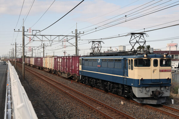 EF65-2086 75レ 新三郷~三郷間