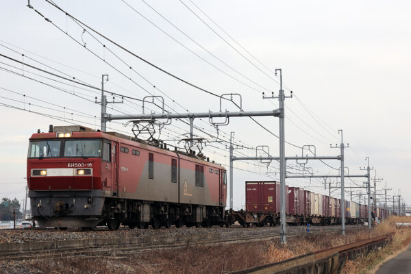 EH500-16 3064レ 栗橋～東鷲宮