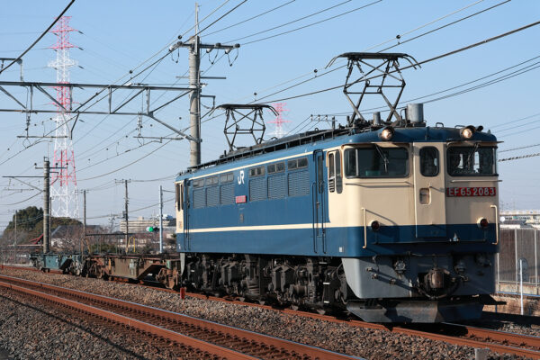 EF65-2083 配8592レ 新三郷～三郷間