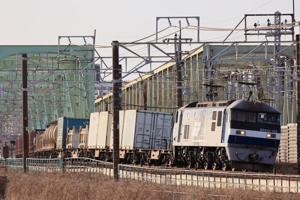EF210-162 1094レ 金町~松戸間