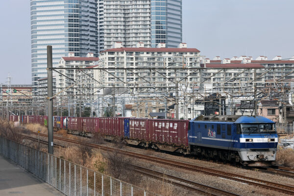 2026.2.14 13:05撮影 2086レ 新鶴見~鶴見間