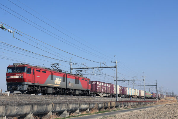EH500-77 3064レ 栗橋~東鷲宮