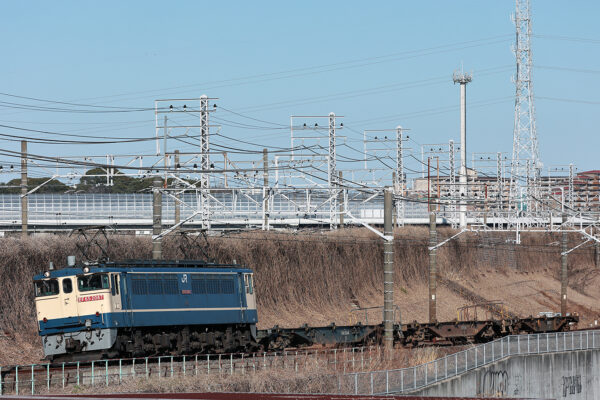 EF65-2087 配8592レ 松戸~金町間